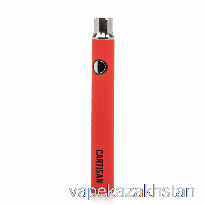 Vape Kazakhstan Cartisan Button VV 350 510 Battery Red